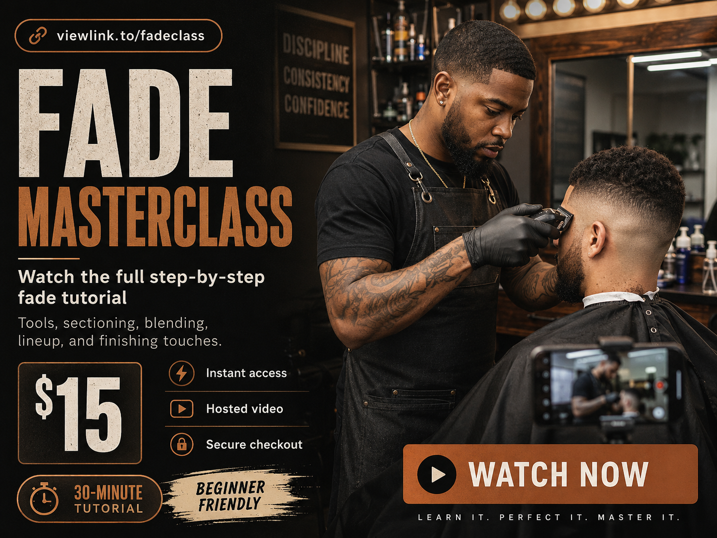 Barber tutorial example